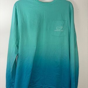 SOLD Vineyard Vines Teal Long Sleeve Tee